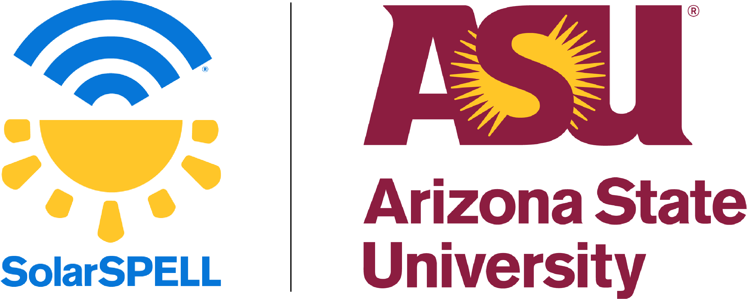 SolarSPELL and ASU Logo